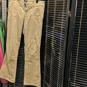 🖤 Abercrombie & Fitch tan cords boot cut flares 8